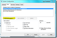 System Configuration - Boot